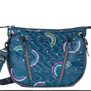 Lug Rainbow Navy Swivel Convertible Bag